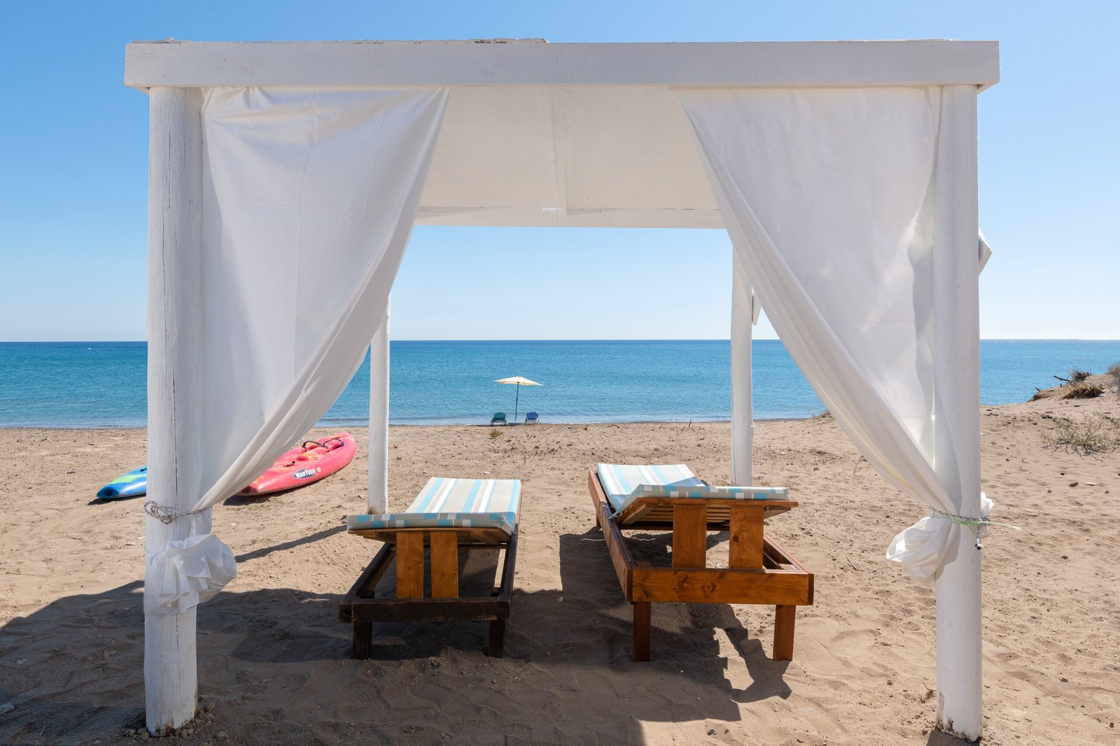 The Rhodes South Escape Cottage in Plimmiri at the beach